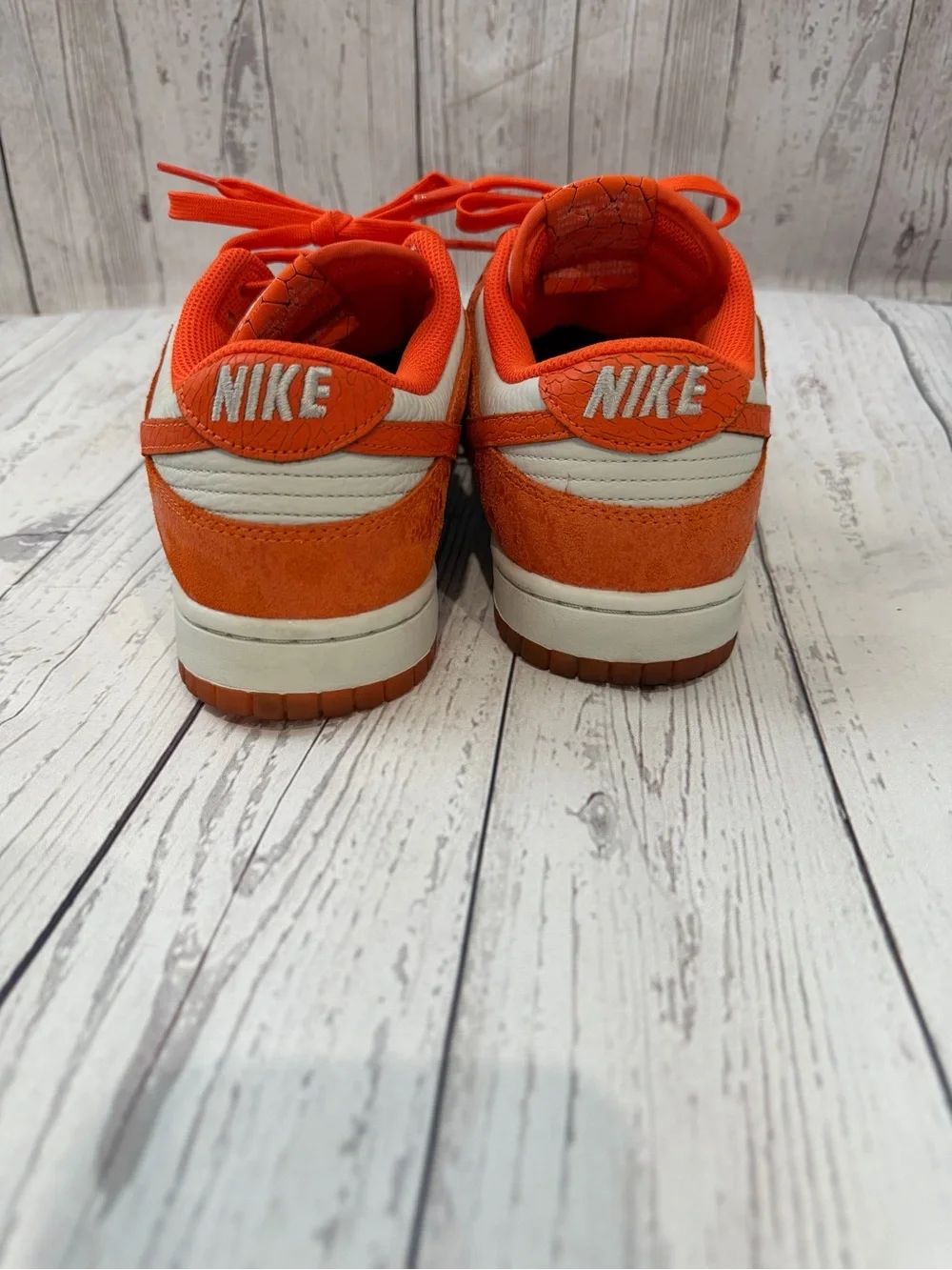 Nike Dunk Low “Cracked Orange” Sneakers Size 10